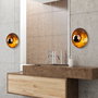 Opviq Kurt - 13351 Lámpara de pared de metal color cobre